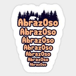 AbrazOso Sticker